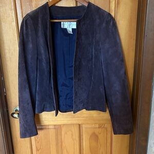 Doncaster Deep Blue Suede Blazer